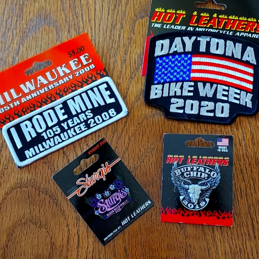 Motorcycle patches NWT